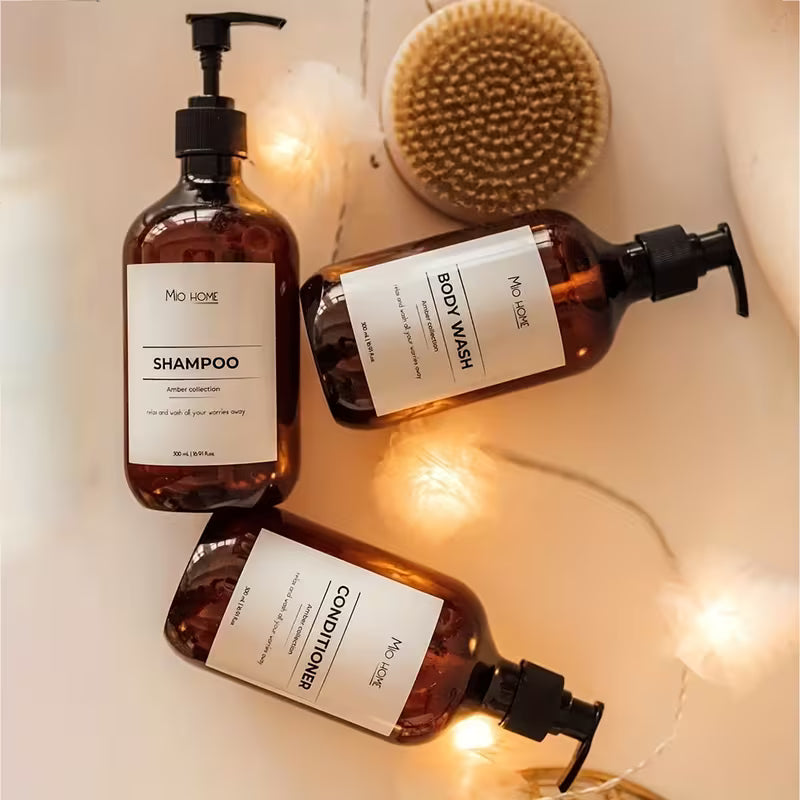 Set x 3 Dispensers shampoo/ acondicionador/ body shower